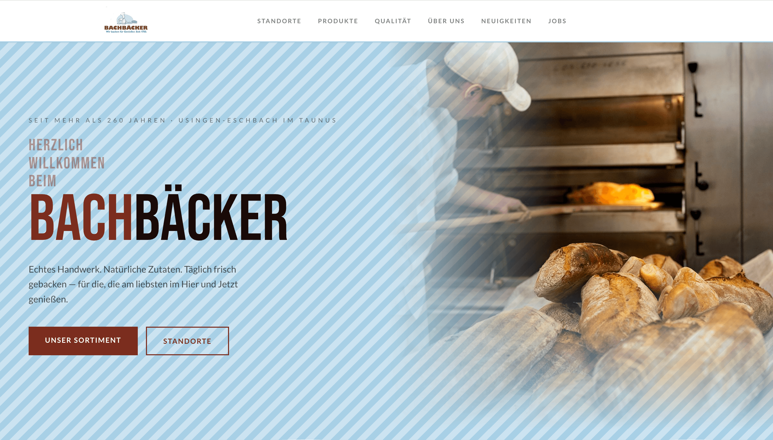 Bachbäcker — Website und Admin-Dashboard